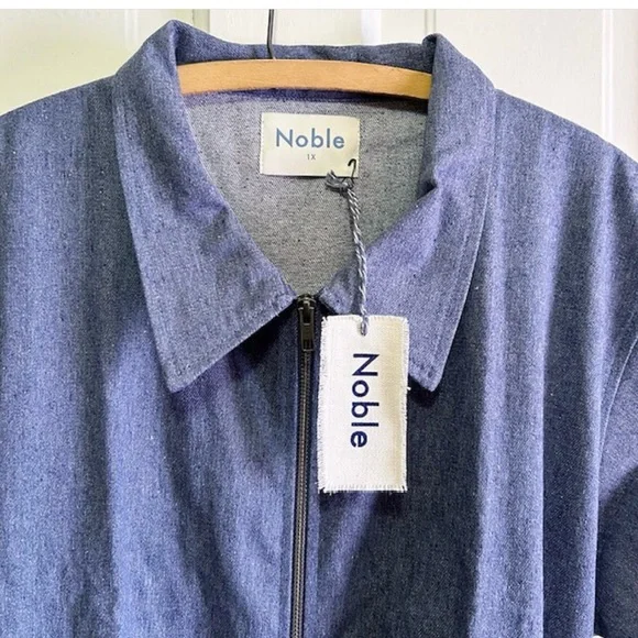 Noble Denim Utility Jumpsuit - Picture 3 of 5